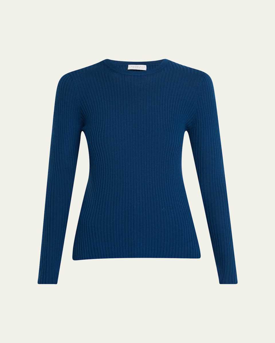Browning Long-Sleeve Cashmere-Silk Top